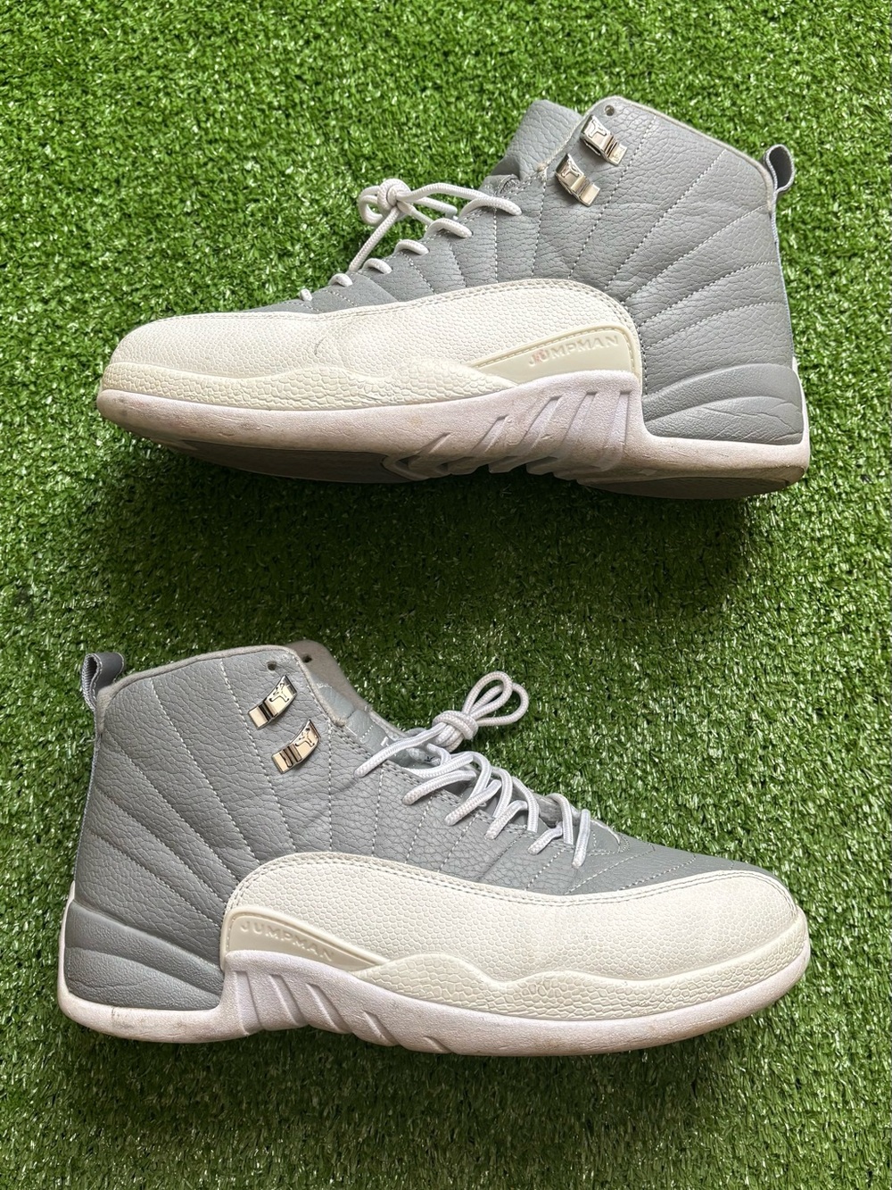 Air Jordan 12 Stealth Grey Basketball Shoes